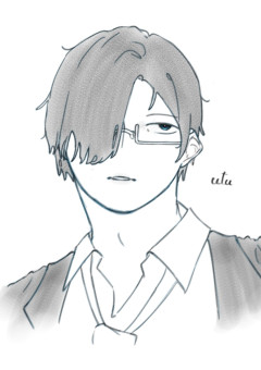 実／況／者 イラスト　