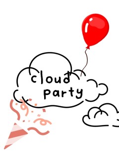 〈cloud party🎉〉  パーティ会場(ノート)