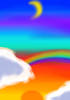 虹のような
