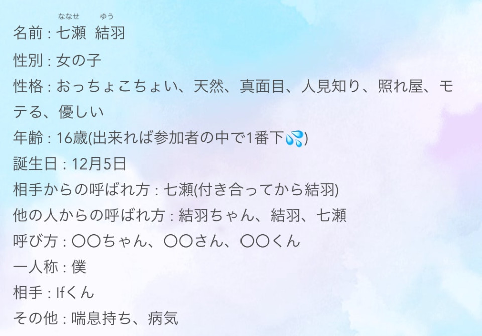 第9話 いれいす自カプ物語の設定 自カプ作りと参加型の優先決める 無料スマホ夢小説ならプリ小説 Bygmo