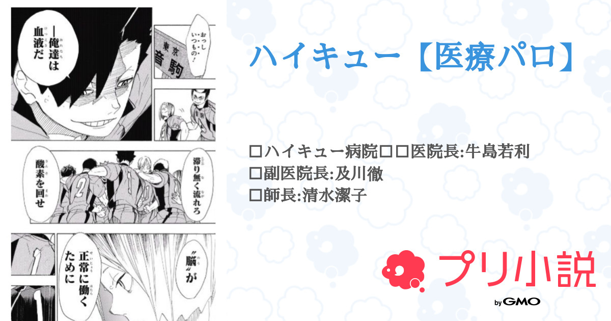 ハイキュー 医療パロ 全4話 連載中 めろんぱふぇ プロフ必読さんの小説 無料スマホ夢小説ならプリ小説 Bygmo