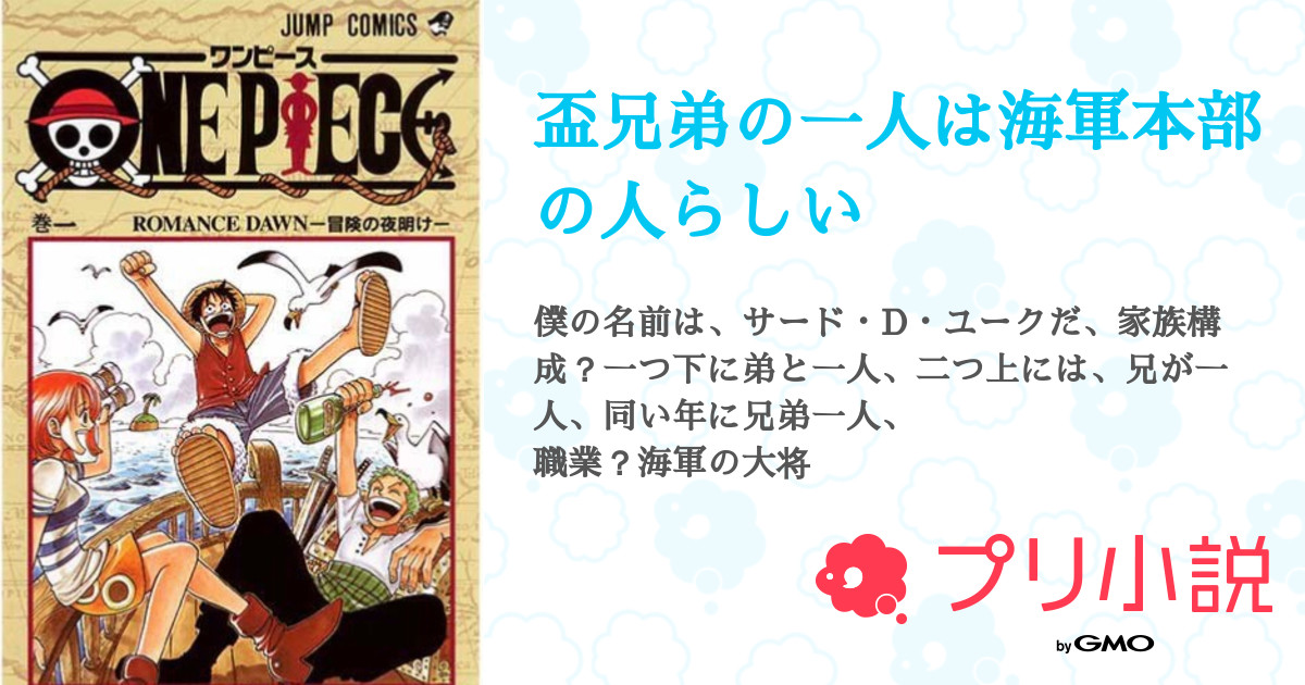 盃兄弟の一人は海軍本部の人らしい 全10話 連載中 若葉さんの夢小説 無料スマホ夢小説ならプリ小説 Bygmo