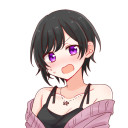 (なまえ)(脱ぎかけ)