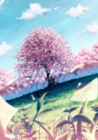 桜舞い散る春の恋