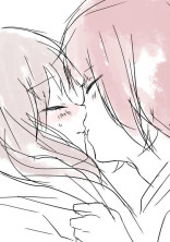 ピンクのいちごは甘々で