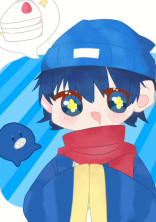 絵を描くぞい('ω')