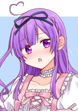 紫のMなお嬢様と2人の執事
