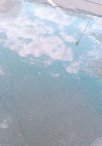 天 空 。