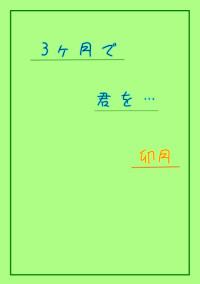 3ヶ月で君を…