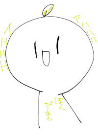 お絵描きします。