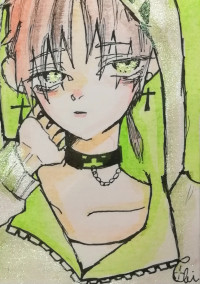 無痛症の黄緑