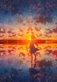 水平線上、斜め15度の曲線を描く。