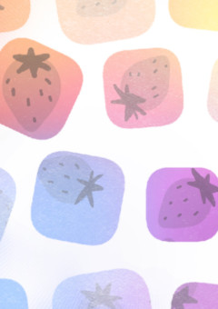 Fraise sucréeが愛らしい。