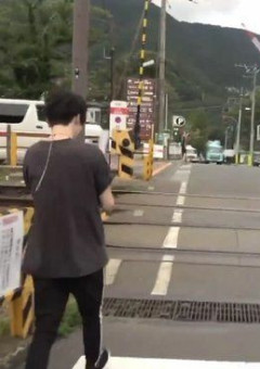 花柄のカーテン