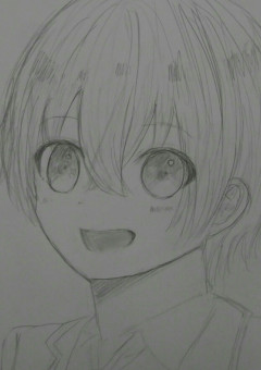 お絵かきした