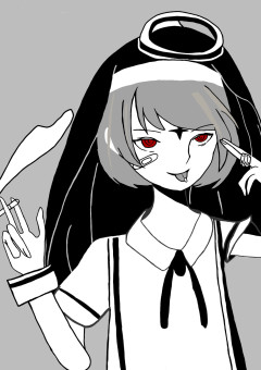 主、絵を描く。