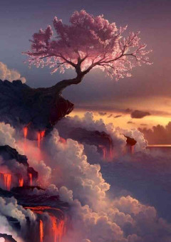 桜の大樹と巫女の世界