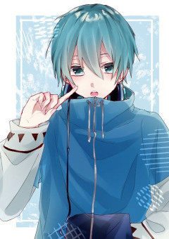 執事は…青髪の歌い手でした。