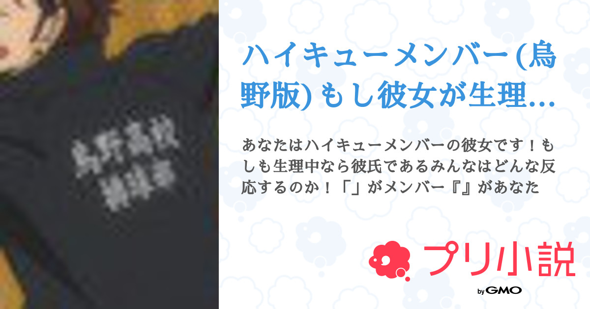 ハイキューメンバー 烏野版 もし彼女が生理中なら 全10話 連載中 さんの夢小説 無料スマホ夢小説ならプリ小説 Bygmo